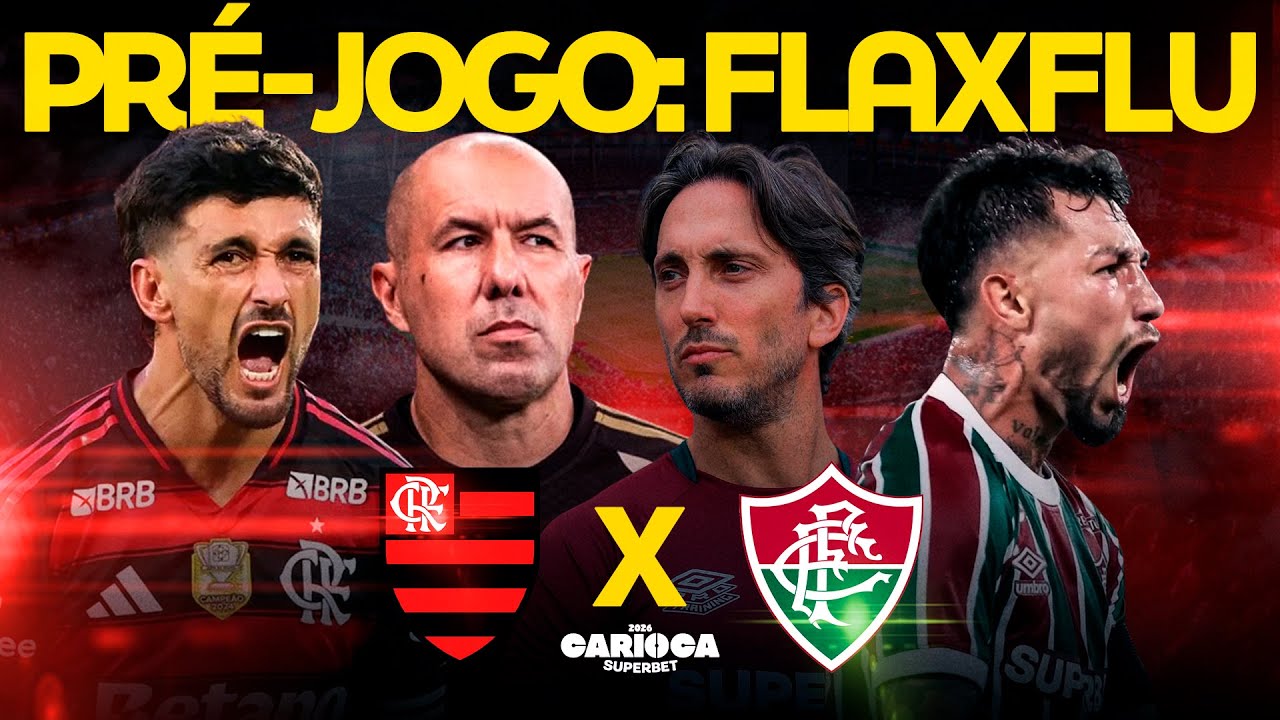 PRÉ-JOGO FLAMENGO X FLUMINENSE FINAL DO CARIOCA | ESTREIA DO TÉCNICO LEONARDO JARDIM E MARACA LOTADO