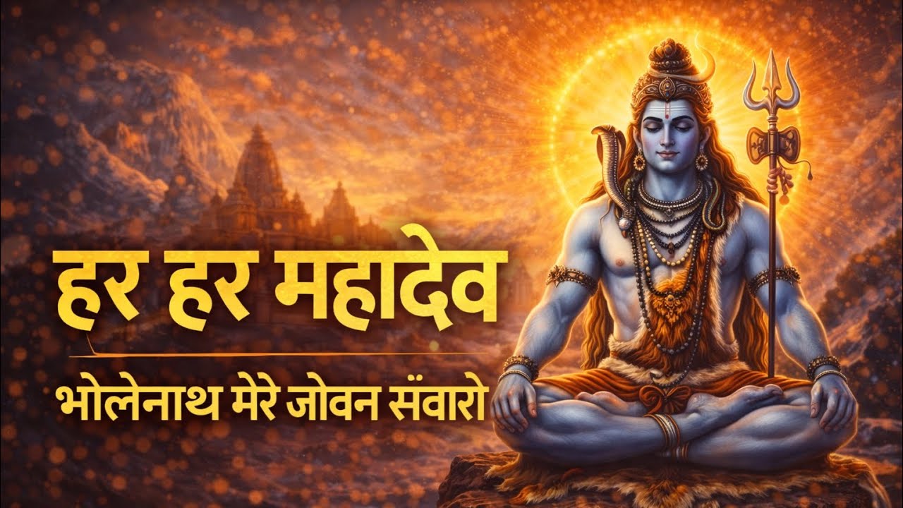 शिव जी का सुंदर भजन🔱 | भोलेनाथ मेरे जीवन सँवारो🙏🏻 | हर हर महादेव भक्ति गीत🚩