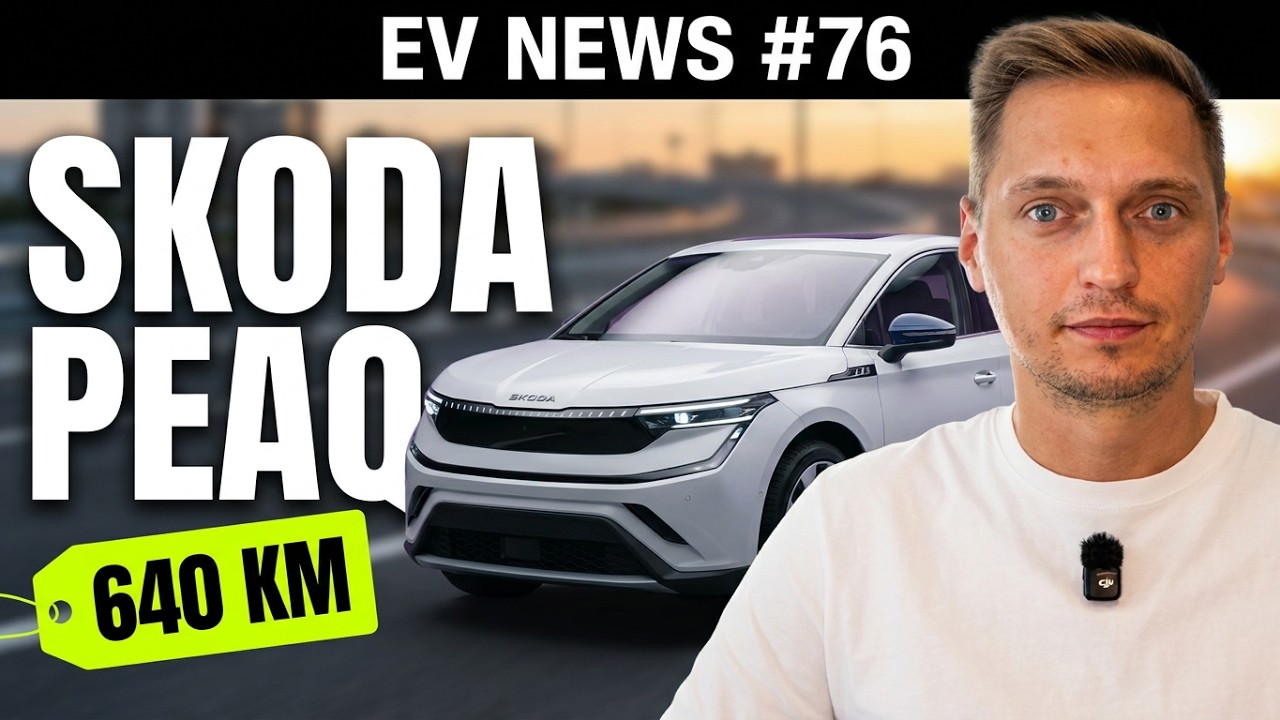 SKODA PEAQ za ponad 200 tys. zł, Tesla Cybercab i nowe Porsche Taycan!⚡️EV NEWS #76