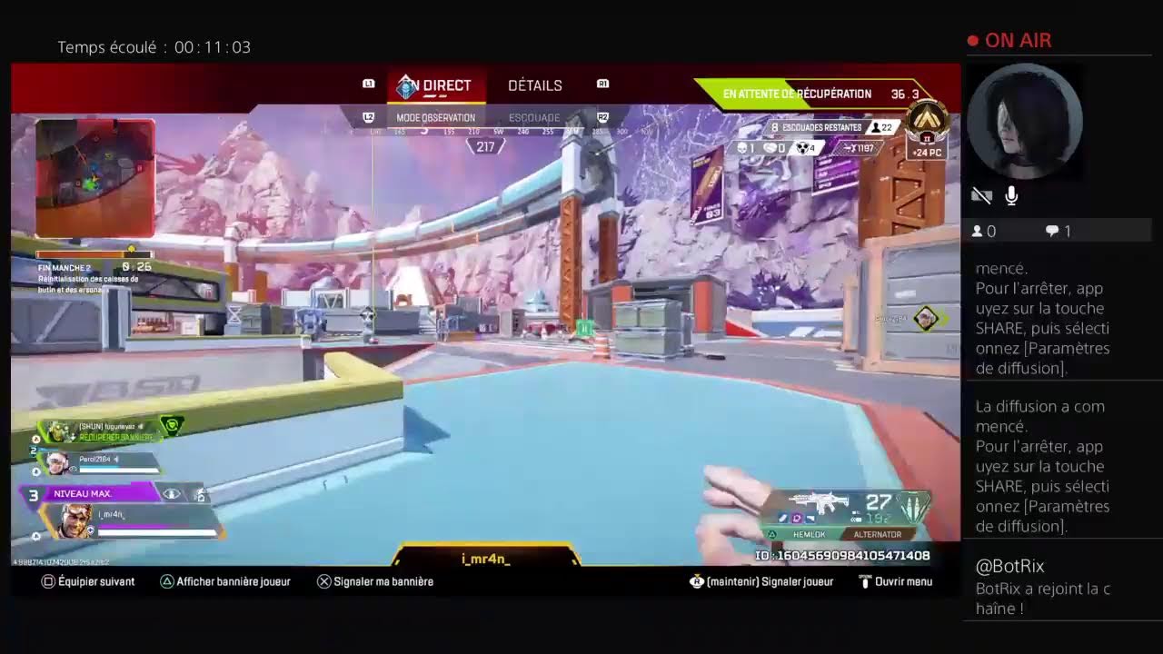 Live apex rank et go 100 abo