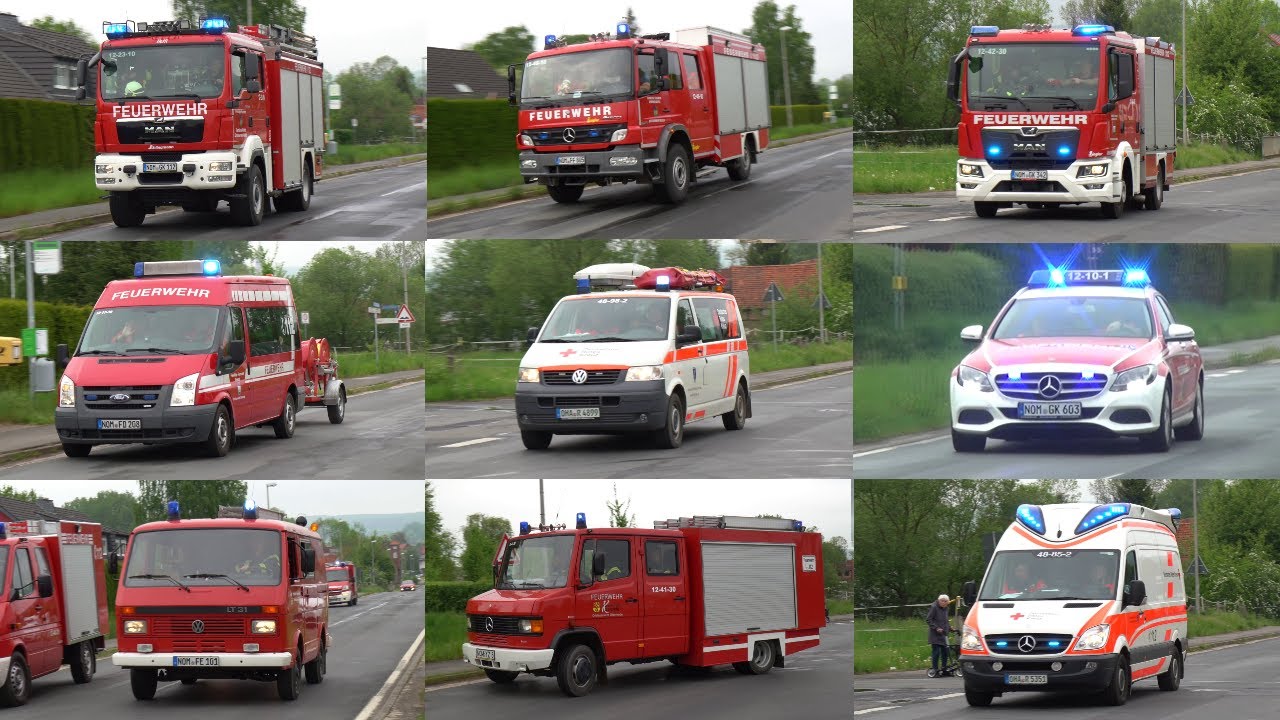 [GROẞALARM IN KALEFELD!] Alarmübung Freiwillige Feuerwehr Gemeinde Kalefeld & DRK (LK Northeim)