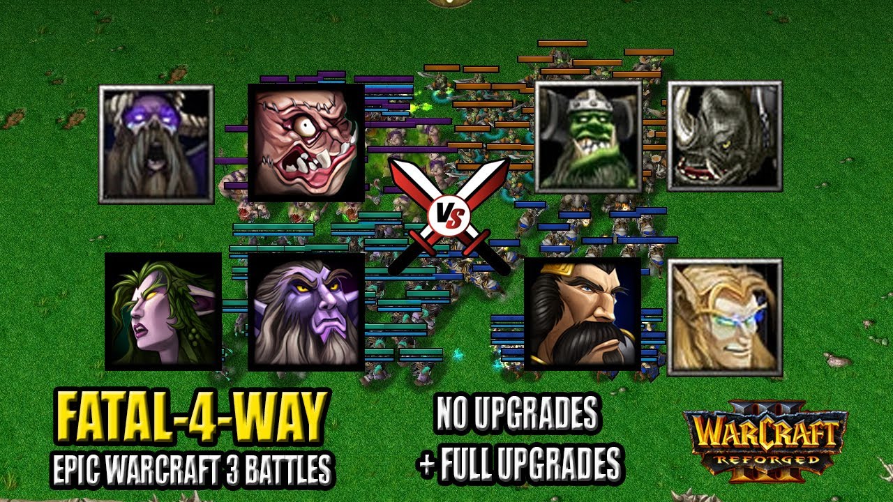 Knight/ Priest x Raider/ Kodo Beast x Druid of Claw/ Dryad x Abomination/ Necromancer - WC3