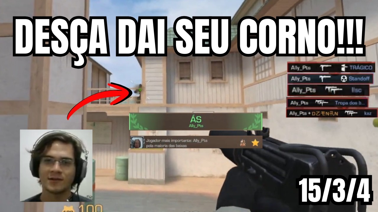 É INCRÍVEL O BALANCEAMENTO DESSE JOGO KAKAAK, FIZ UM ÁS!! 😎 #standoff2