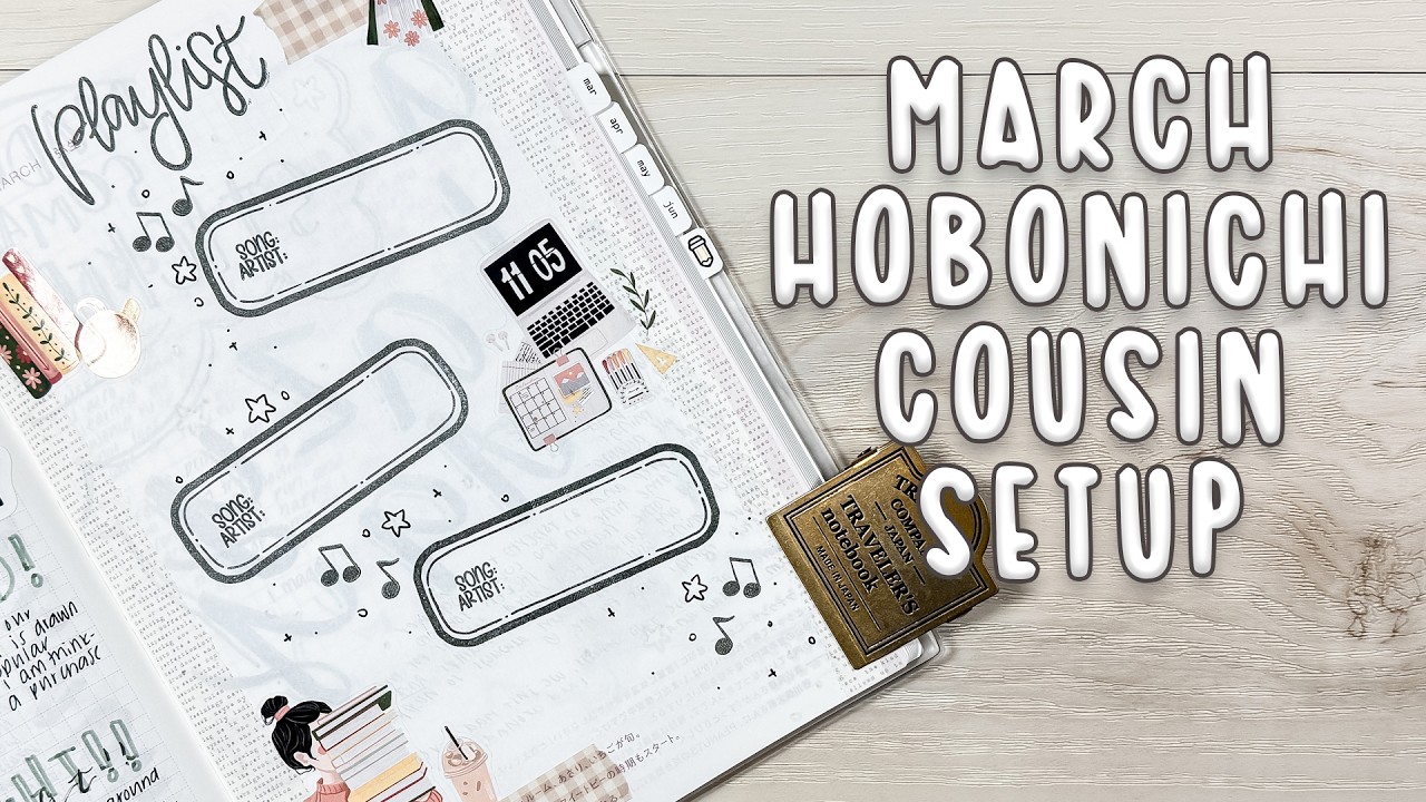 March 2026 Hobonichi Setup | March Plan with Me