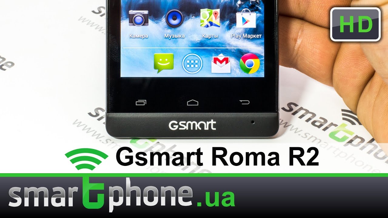 Видео обзор смартфона Gigabyte Gsmart Roma R2