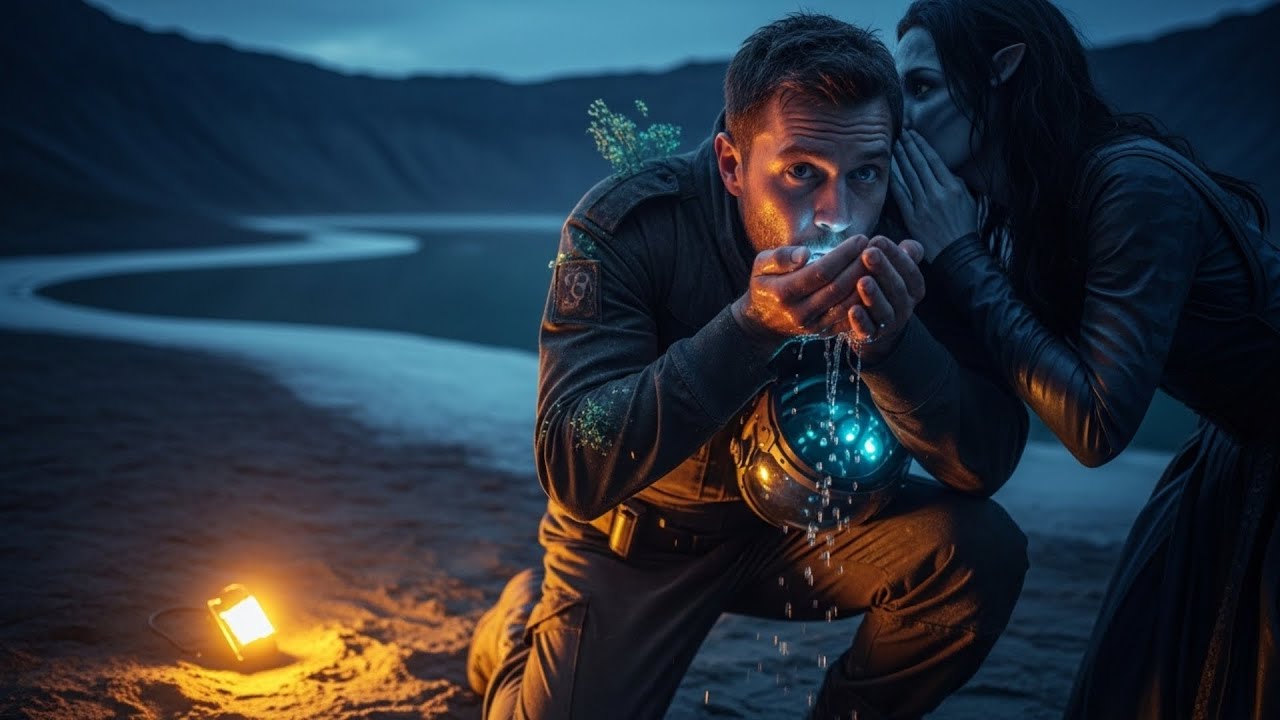 He drank from an ancient crater pool — a whisper behind: you have no idea what you have just become