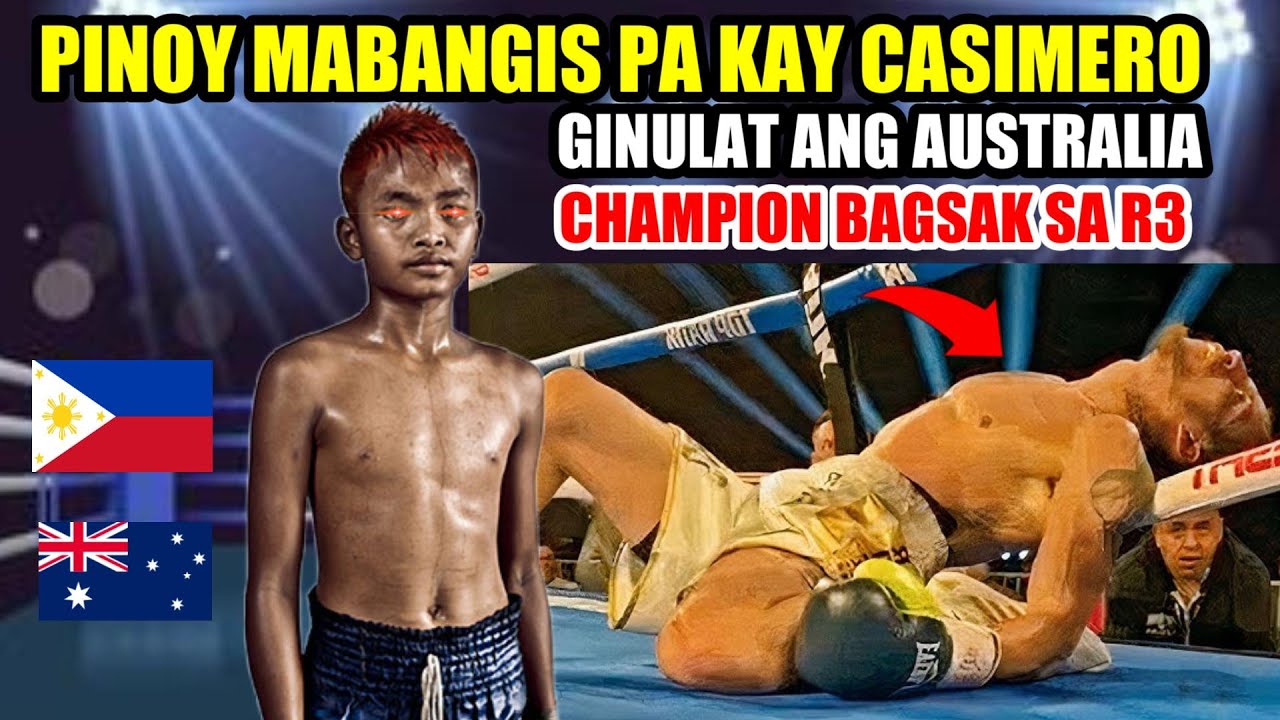PINOY MABANGIS PA KAY CASIMERO | PINABAGSAK KNOCKOUT ARTIST NG AUSTRALIA!