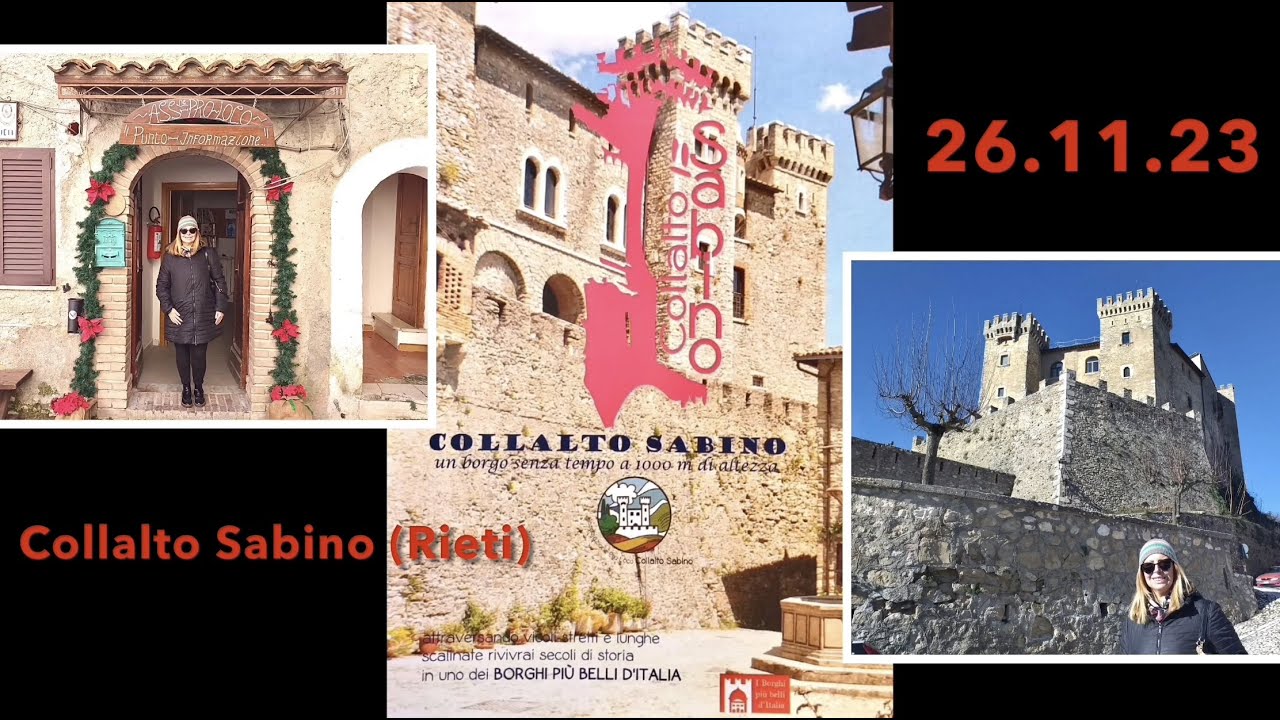 Visita a COLLALTO SABINO (Rieti) 26.11.23