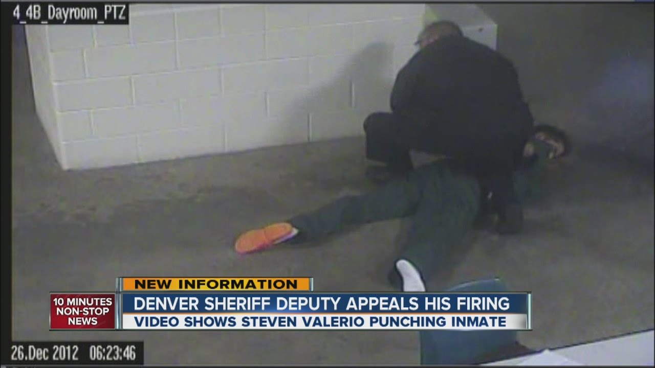 Deputy Steven Valerio appeals firing