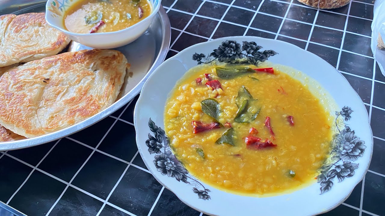 Kuah Kacang Dal Roti Canai | Rasa Asli Seperti Di Kedai Mamak