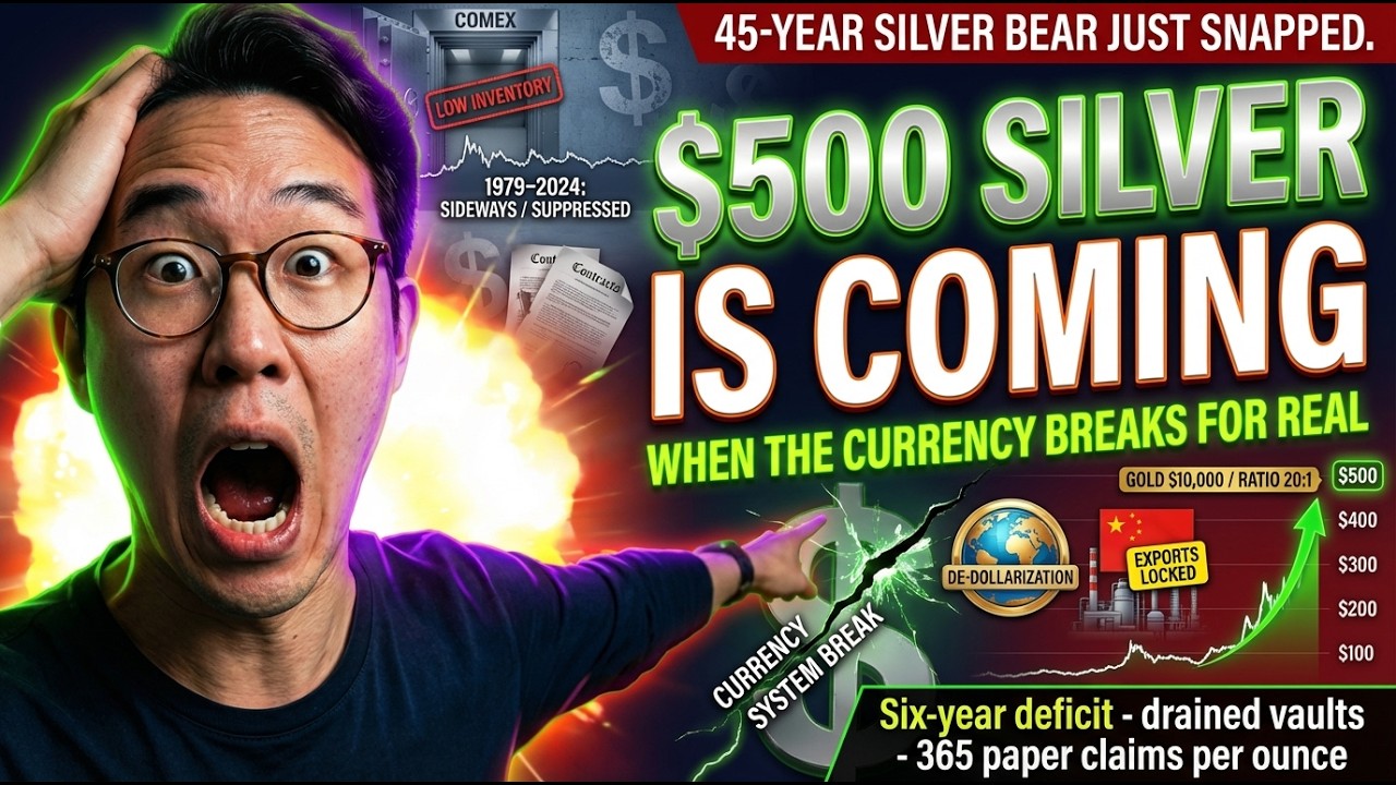 JUST IN: Path to $500 Silver — 6‑Year Deficit, BRICS De‑Dollarization and China’s Export Ban Risk