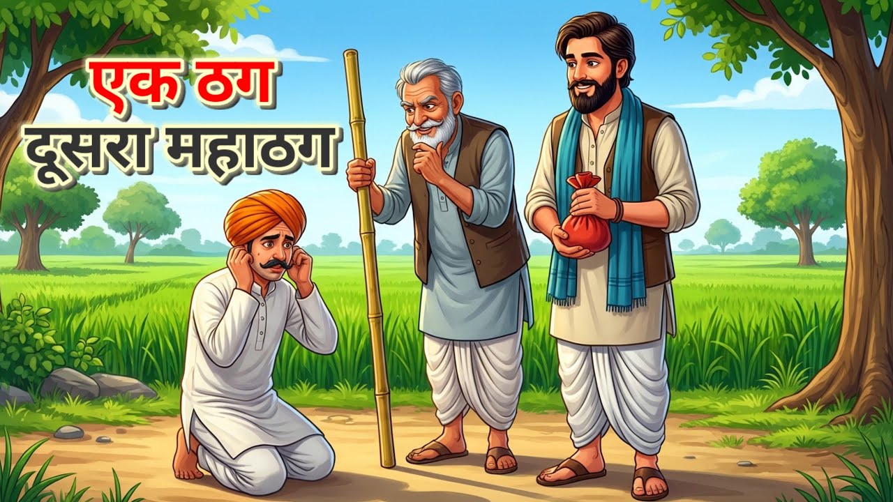 🔴 एक ठग दूसरा महाठग। Hindi Moral Story | kahani | bed time story | Hindi  story | हिंदी कहानी
