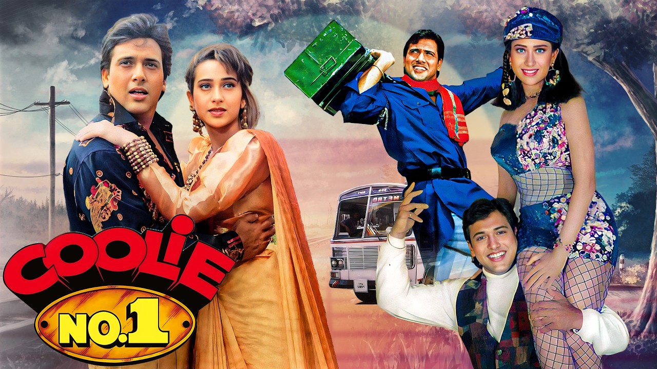 Coolie No. 1 (1995) Full Hindi Movie (4K) Govinda & Karishma Kapoor | Kader Khan | Hit Comedy Movie
