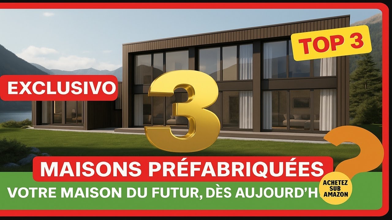 (Top 3) Maisons Préfabriquées Qui Ont l’Air de Millionnaires Presque Gratuites