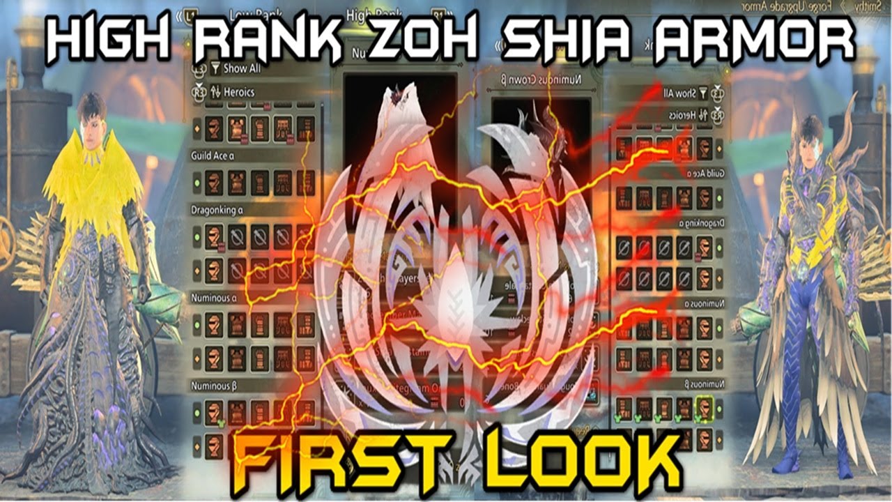 ZOH SHIA ARMOR AND SKILLS FIRST LOOK|MH WILDS!
