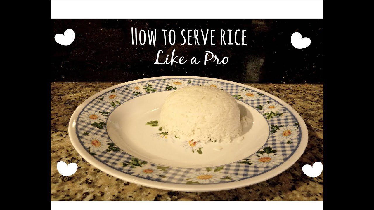 How To Serve Rice Like A Pro │ Life Hack │Kitchen Hack