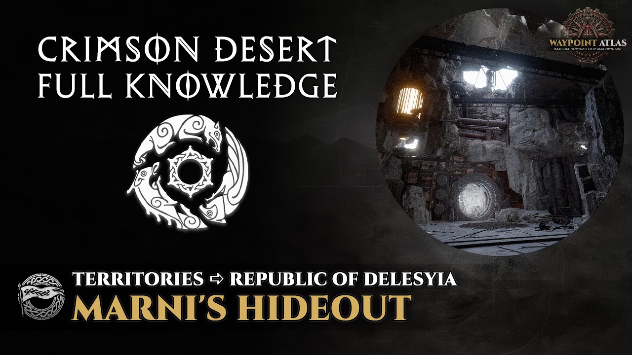 Crimson Desert - Marni's Hideout (Marni Engineering Corps) | Republic of Delesyia Territories Guide