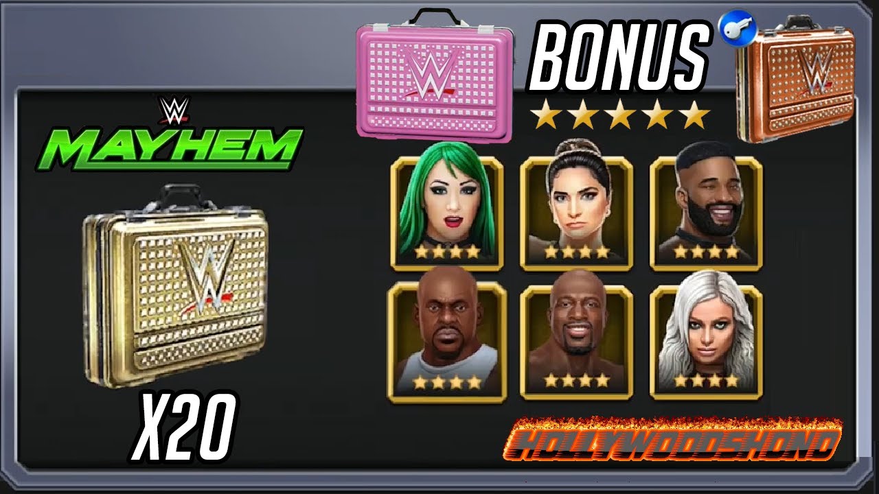 WWE Mayhem - 20 4 Star Upgraded Cases in November 2022, 3 Otis and a 5 Star Case