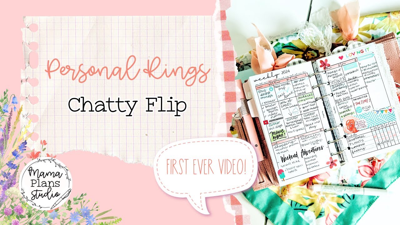 Personal Rings- Chatty Planner Flip | MamaPlans