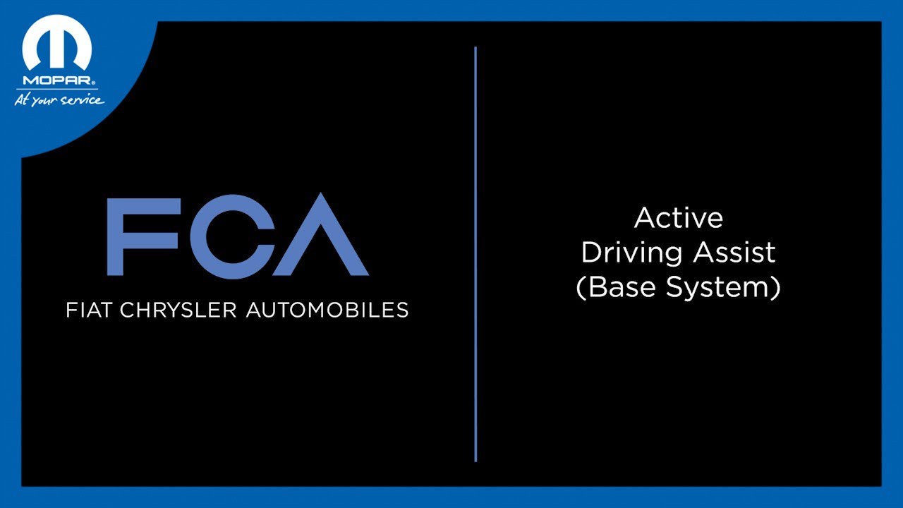 Active Driving Assist (Base System) | How To | 2024 FCA Vehicles
