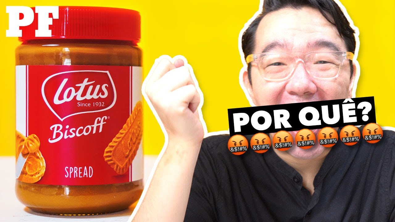 Pasta de BISCOFF: Boa ou PURO SEBO? Biscoff Lotus Spread