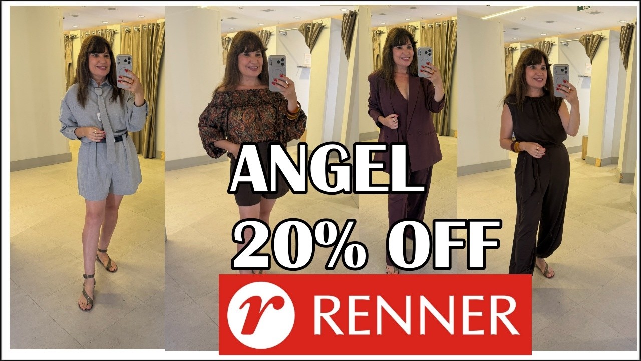 PROVADOR RENNER - CUPOM ANGEL COM 20% OFF ATÉ AS 21H DE HOJE DIA 12 APROVEITE !!