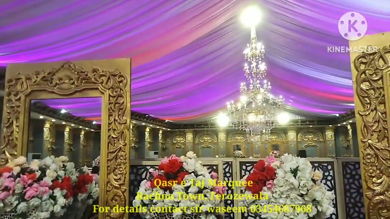 Qasr e Taj Marquee Rachna Town Ferozwala Shahdara Lahore || sir waseem vlog best marquee shahdara