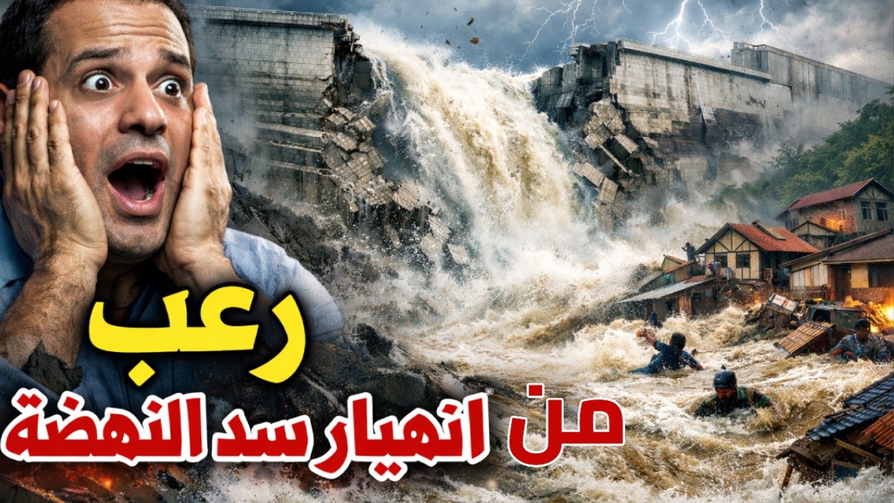 تحذير عاجل من انهيار سد النهضة بعد تسرب ضخم للمياه