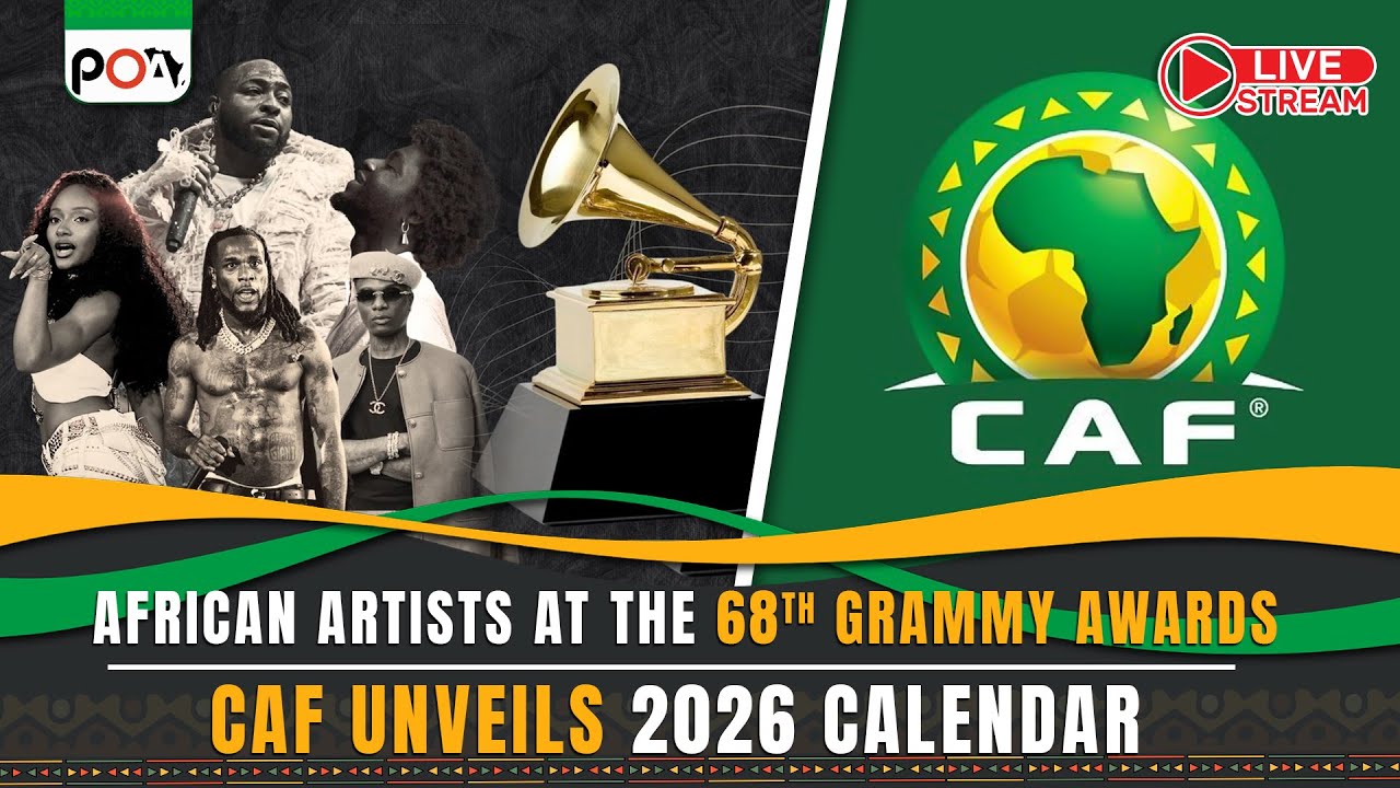 African artists at the 68th Grammy Awards, CAF Unveils 2026 Calendar