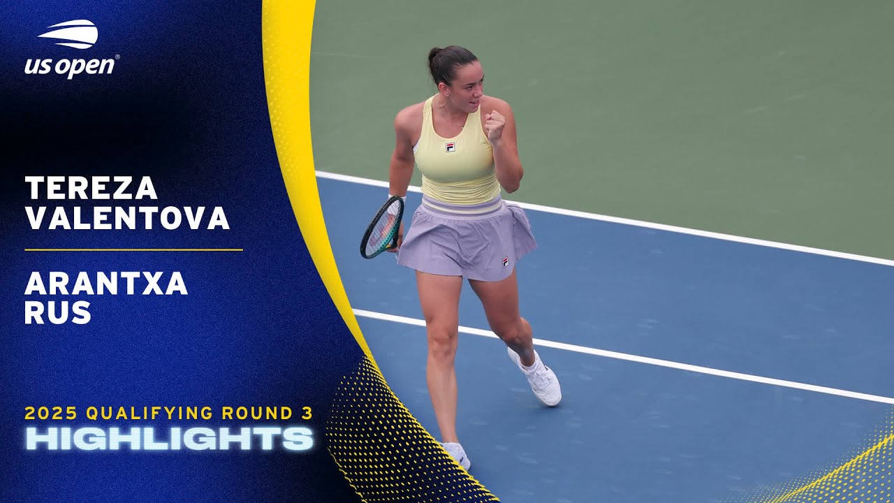 Tereza Valentova vs. Arantxa Rus Highlights | 2025 US Open Qualifying Round 3