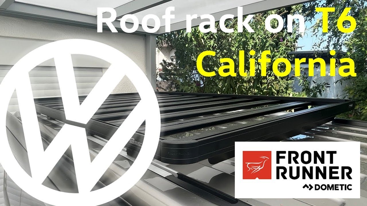 Front runner slimline 2 Full length Roof Rack on a VW T6 California 