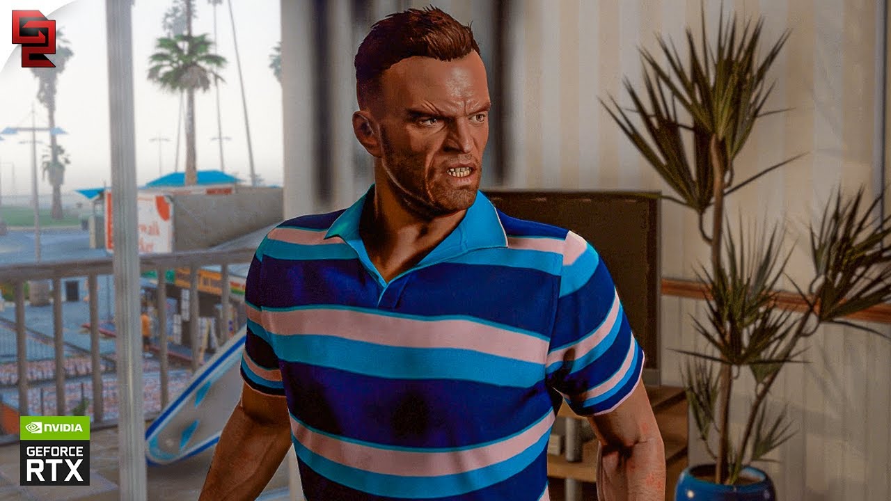 GTA V: 'Friends Reunited' Mission in 8K! Maxed-Out Gameplay Ultra Ray Tracing Graphics MOD