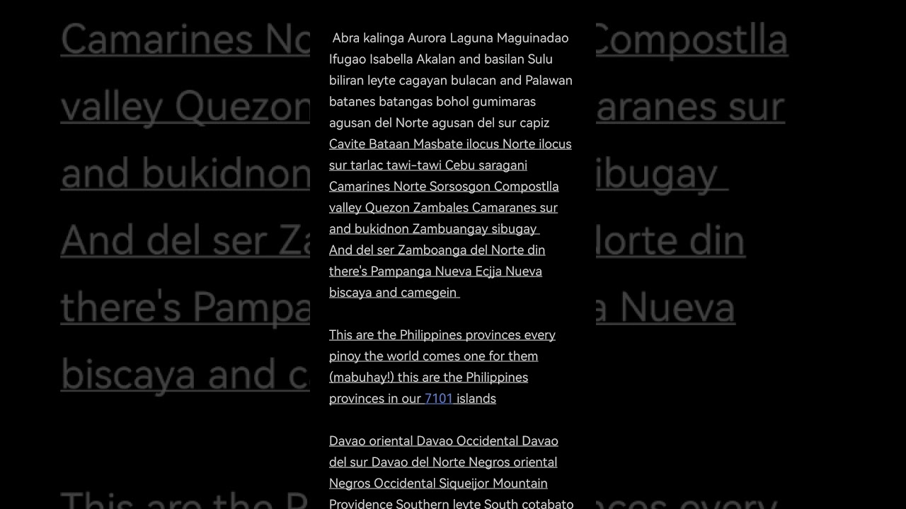 Philippines province rap