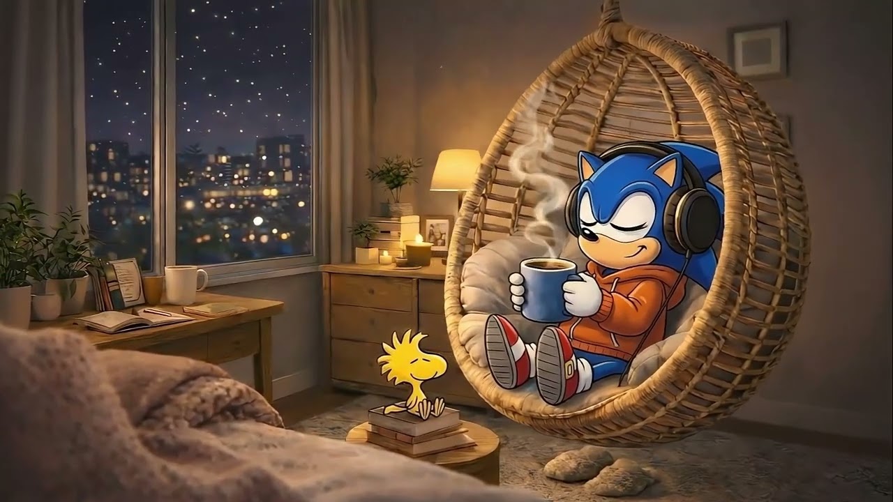 Chill with Sonic – Cozy Lofi Beats for Work & Coding