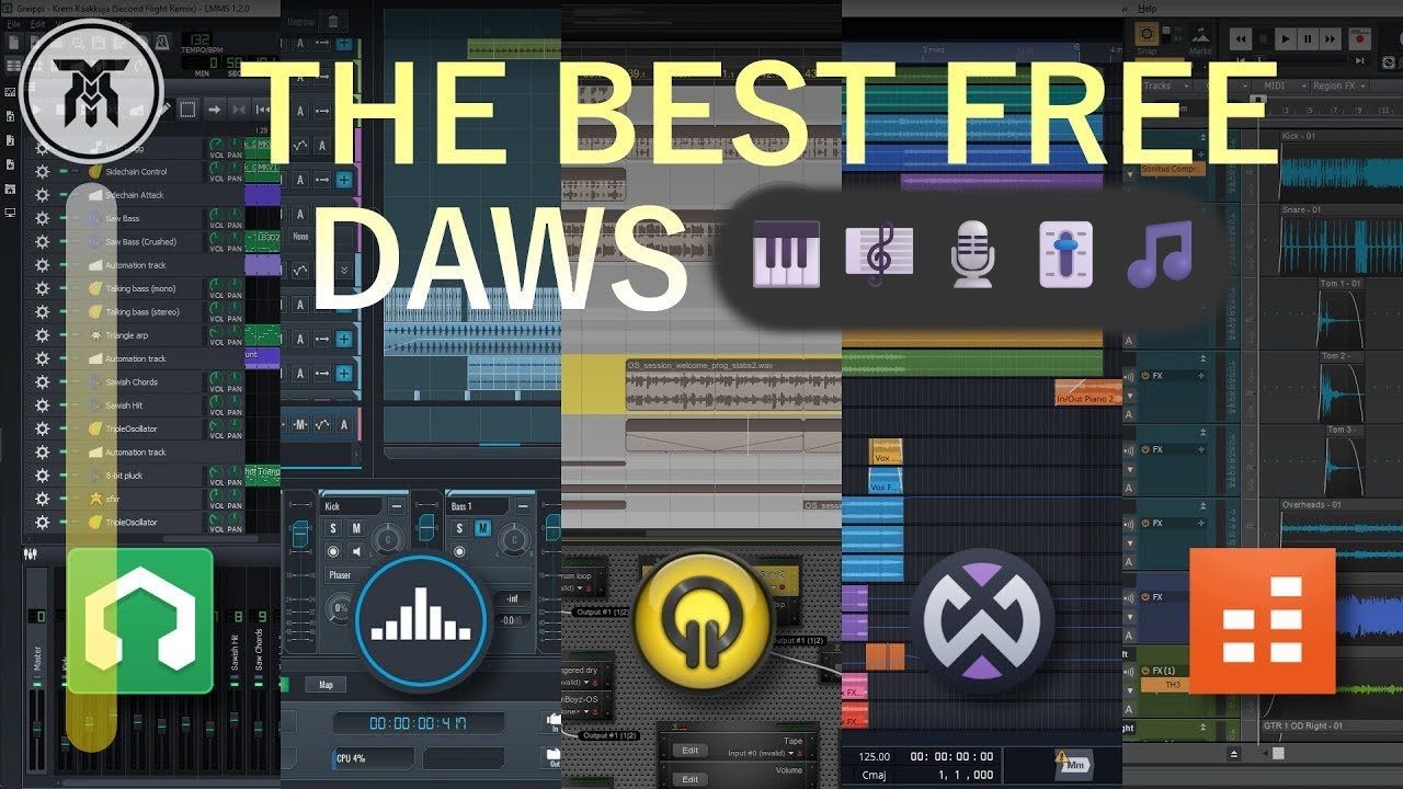 Best Free DAWs [Free Software to Make Music]