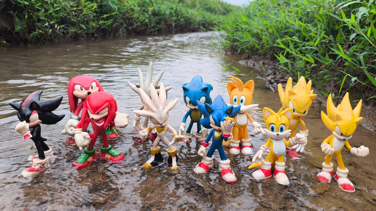 Sonic the hedgehog action figure :Sonic/knukles/Super sonic/Prime/Jaks/Were hog/Tails/Super shadow