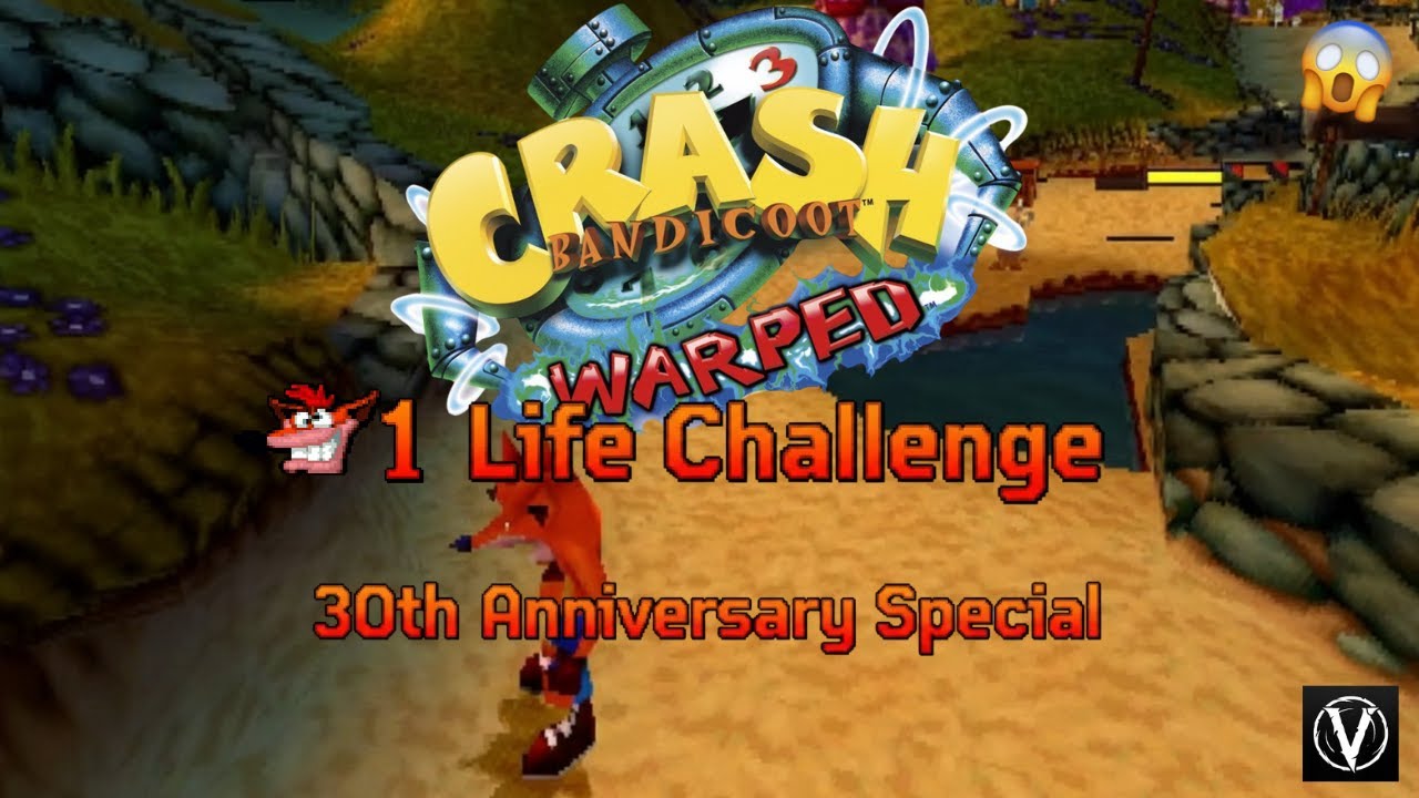 Crash Bandicoot Warped - One Life Challenge