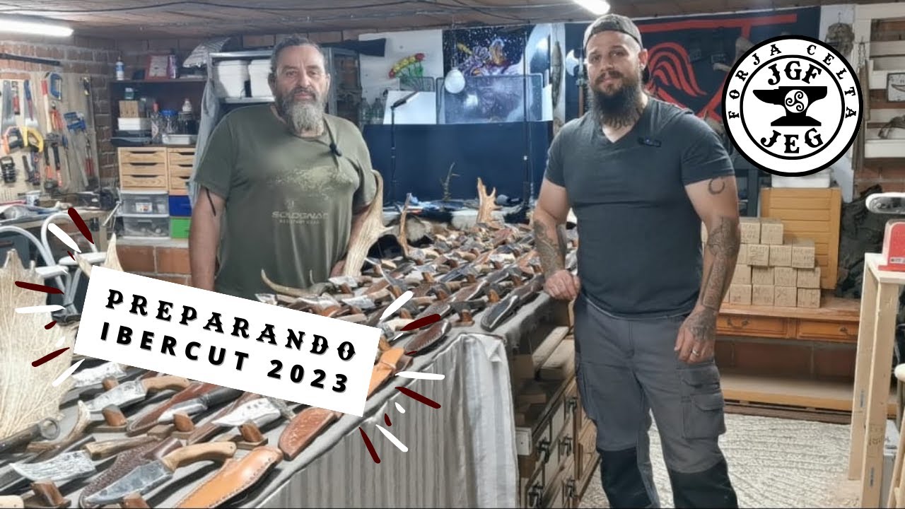 preparando IBERCUT 2023 (feria de cuchillería de Albacete)
