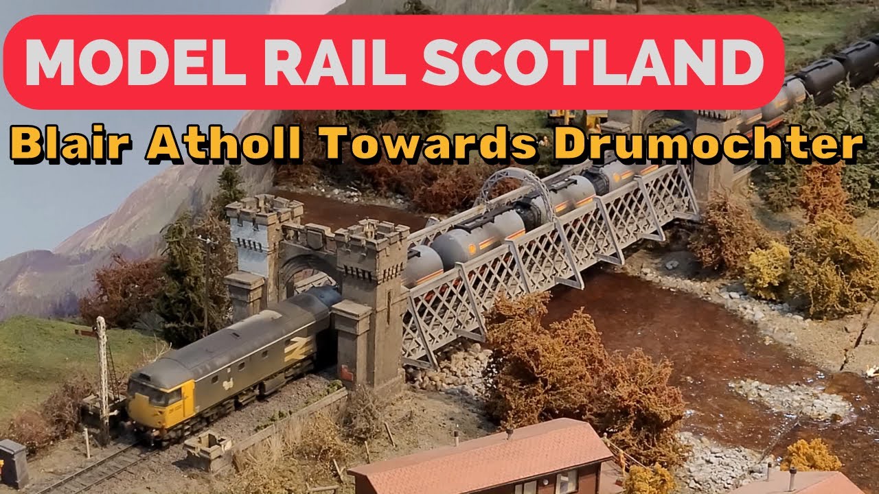 Blair Atholl Towards Drumochter (Model Rail Scotland 2022)