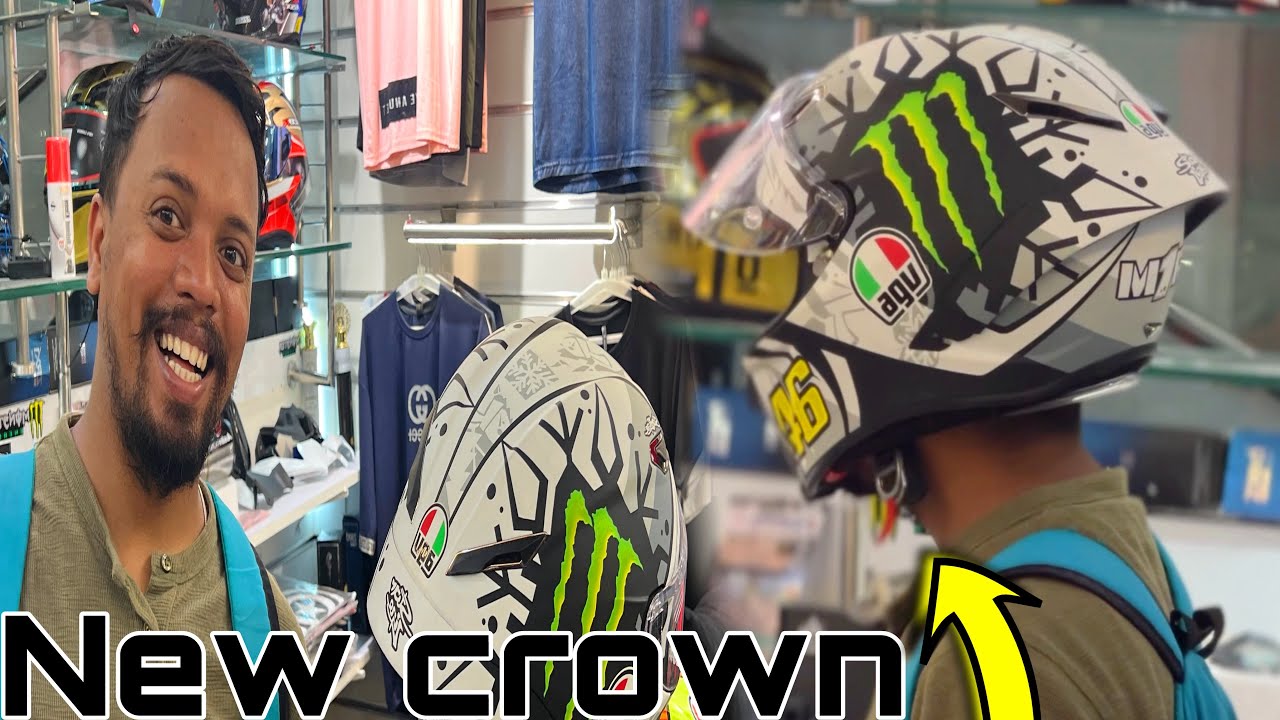 New crown 👑 /// best shop for Agv helmet in ranchi !!!