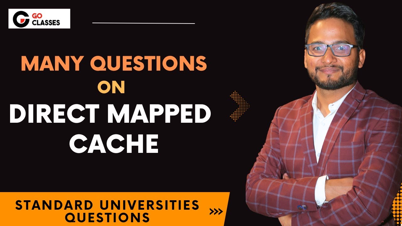 Many Questions on Direct Mapped Cache Memory From Standard Universities | With NOTES | COA