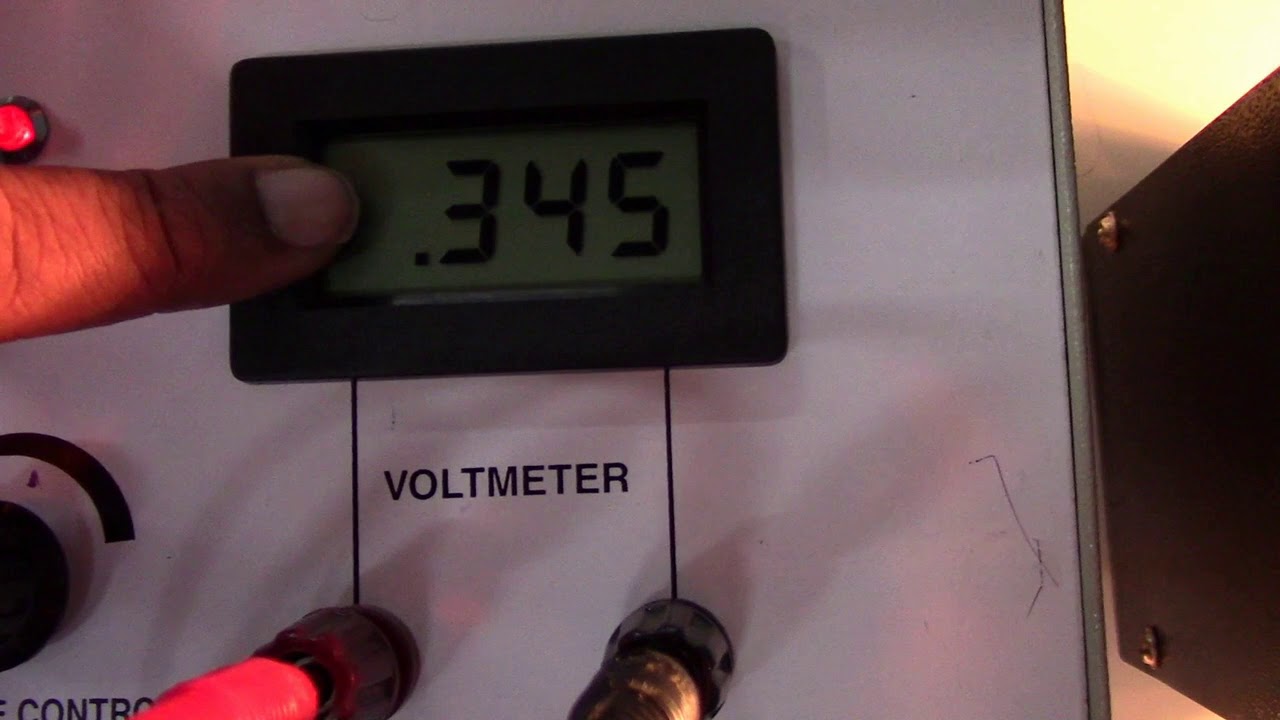 PHOTO ELECTRIC EFFECT EXPERIMENT