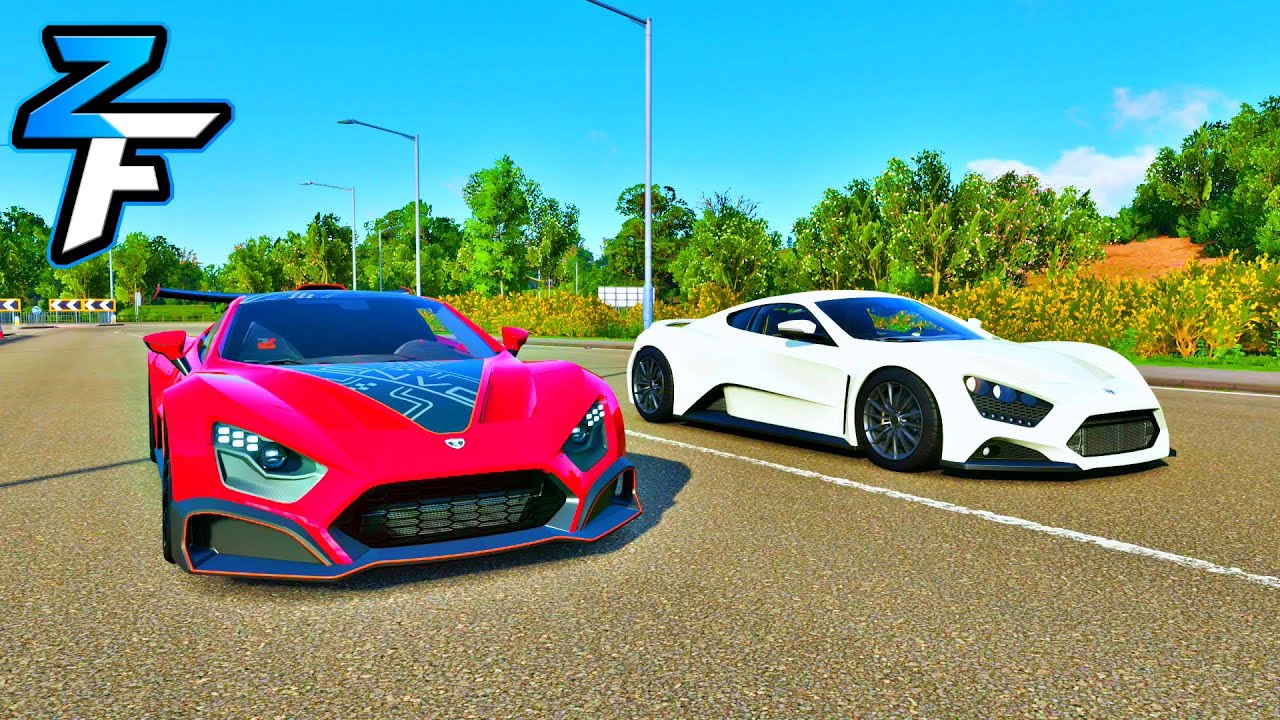 Zenvo TSR-S vs Zenvo ST1 Drag Race | Forza Horizon 4