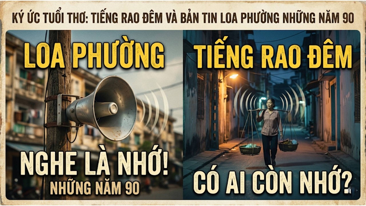 Ký Ức Tuổi Thơ: Tiếng Rao Đêm Và Bản Tin Loa Phường Những Năm 90