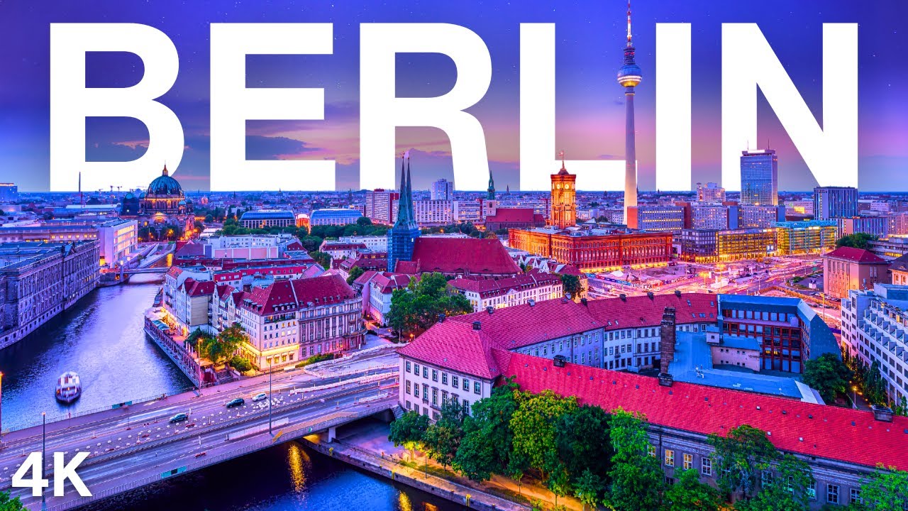 Berlin, Germany 🇩🇪 4K Ultra HD Drone Video - Flying Over Berlin