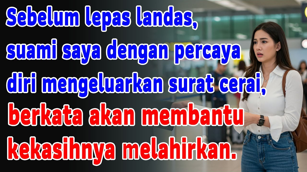 Sebelum Lepas Landas, Suami Saya Mengeluarkan Surat Cerai Dan Akan Membantu Kekasihnya Melahirkan.