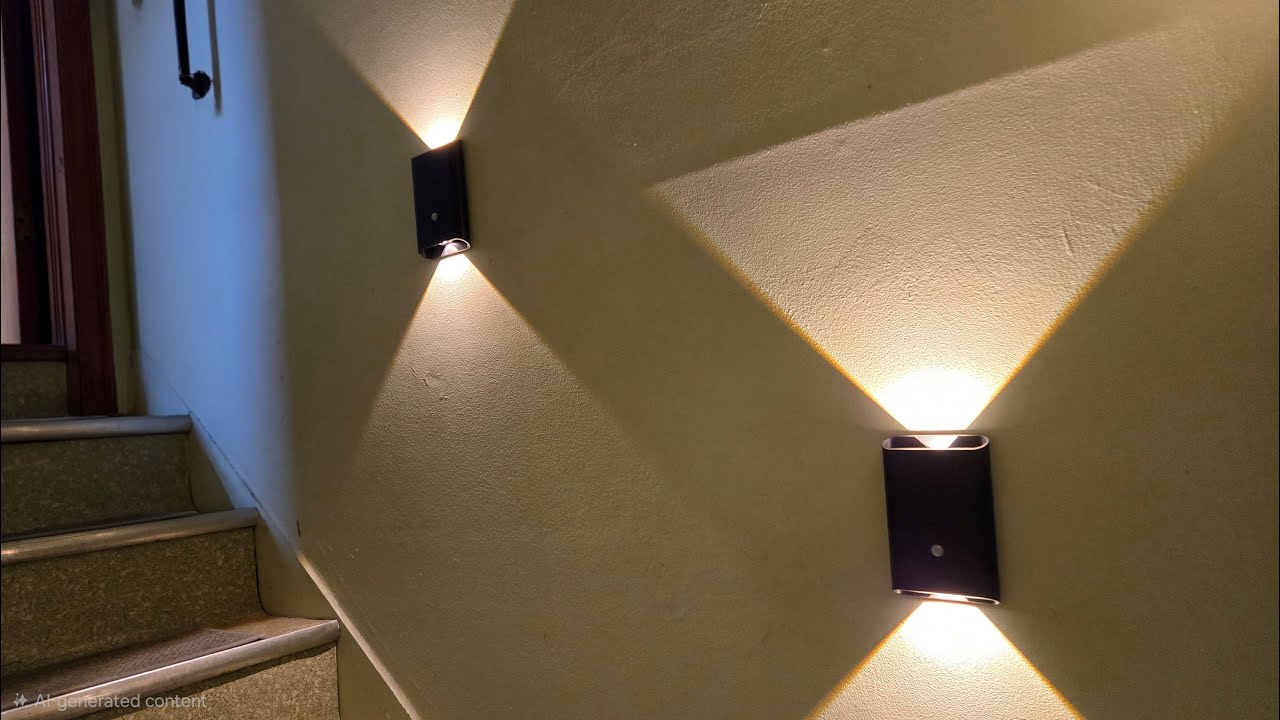 2 Pack Motion Sensor Wall Sconce with Remote – Rechargeable LED Indoor Wall Lamps