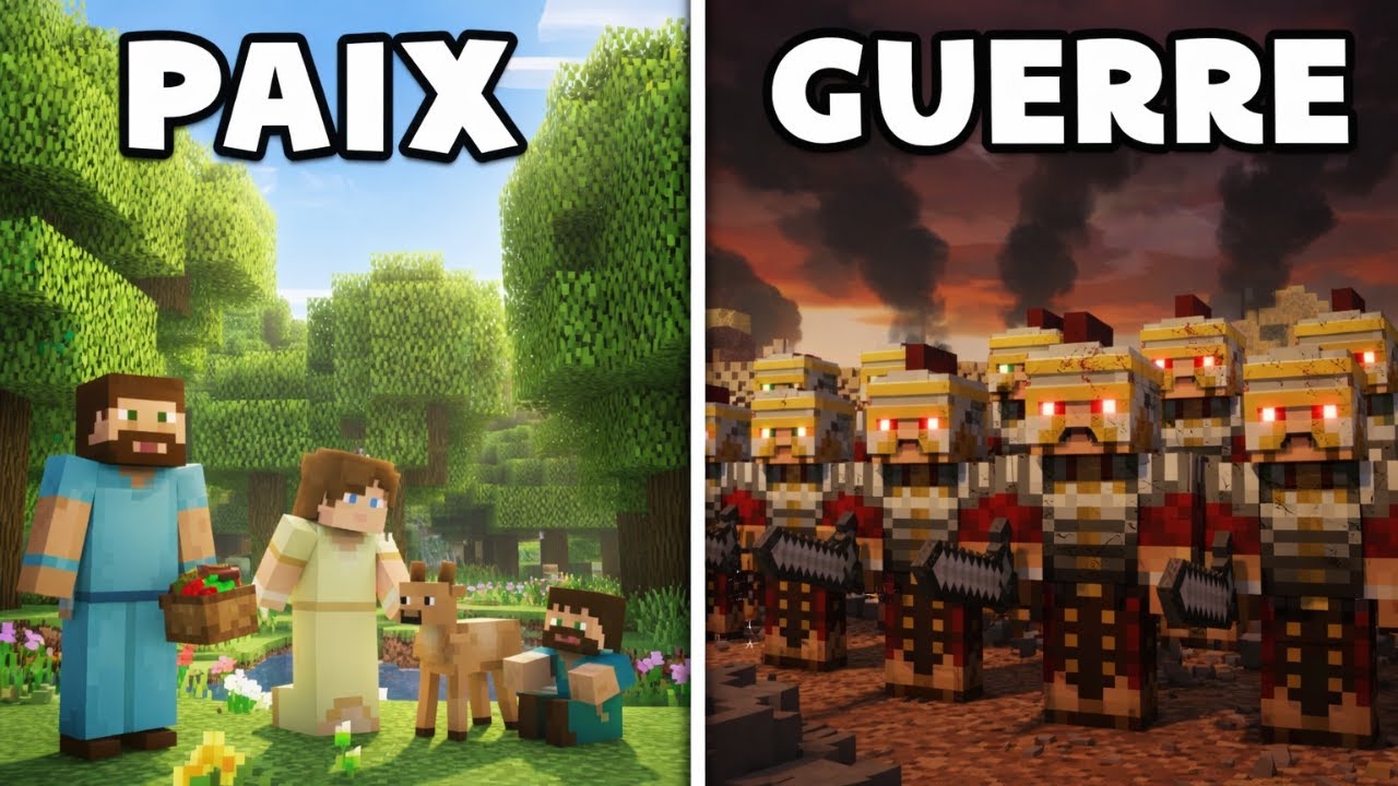 500 JOUEURS créent une civilisation sur Minecraft : Riches VS Pauvres