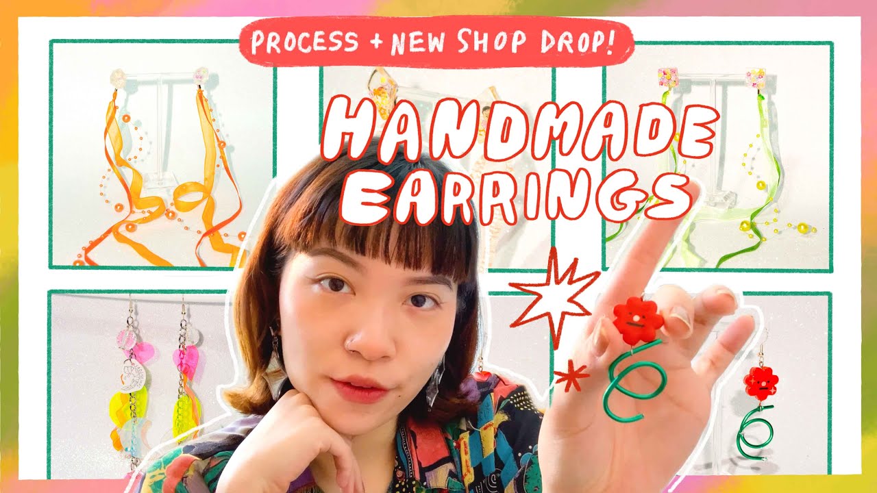 MAKING LOTS OF EARRINGS AT HOME | sadshrimps