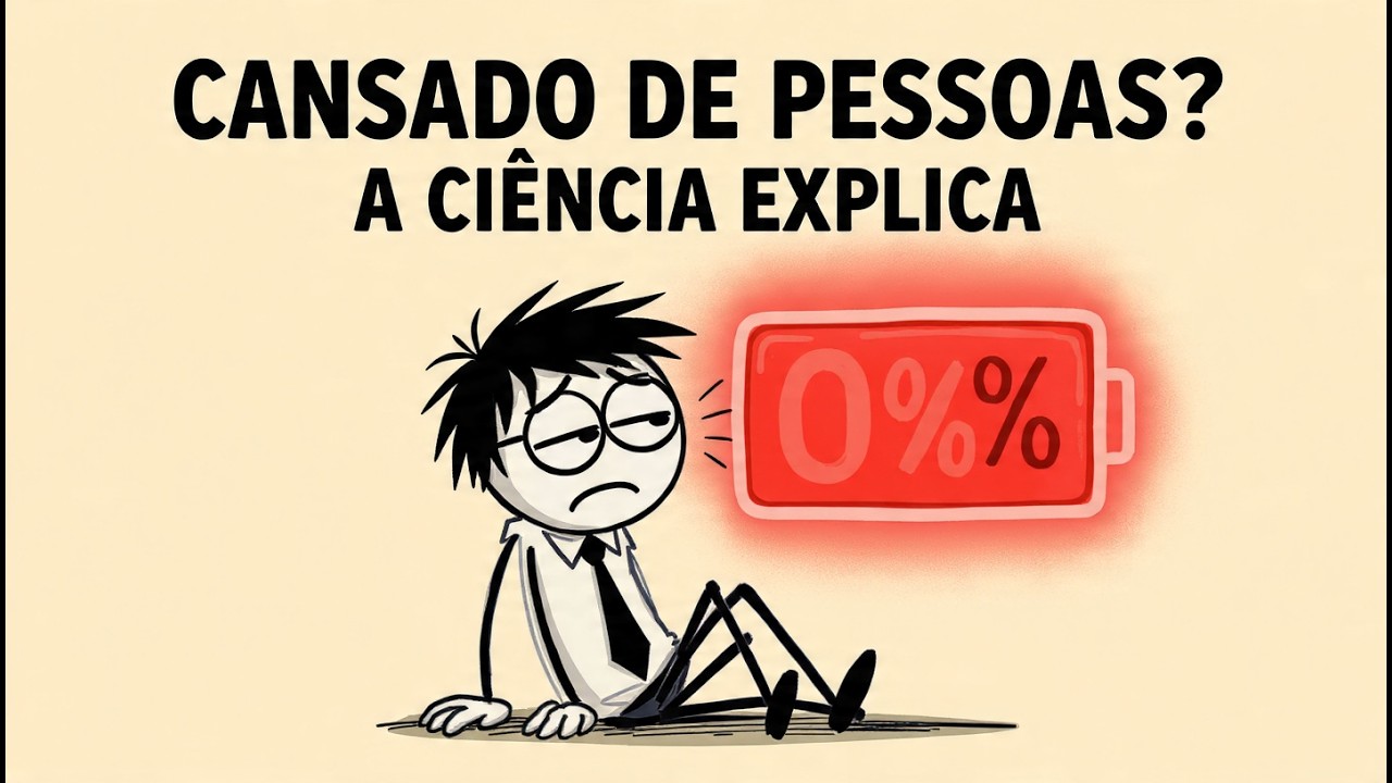 Por que interagir com pessoas te deixa EXAUSTO? (A Ciência Explica)